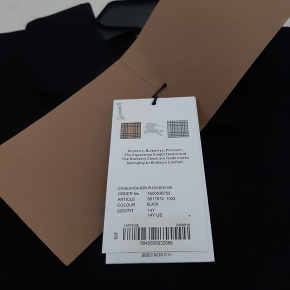 NWT Burberry Girls Junior Wool coat (14y) - Picture 6 of 9